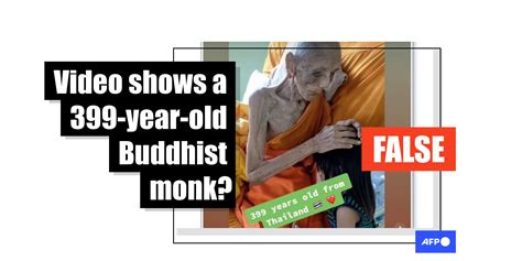 False claim resurfaces about age of Buddhist monk。